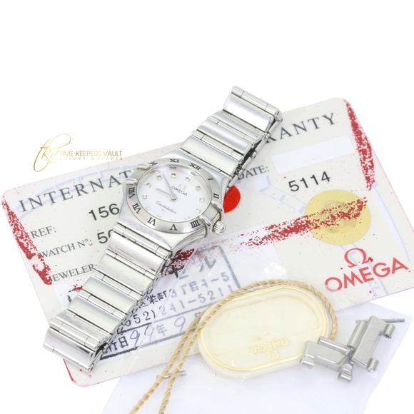 OMEGA Lady Constellation White Shell Dial 22mm - Picture 2 of 4